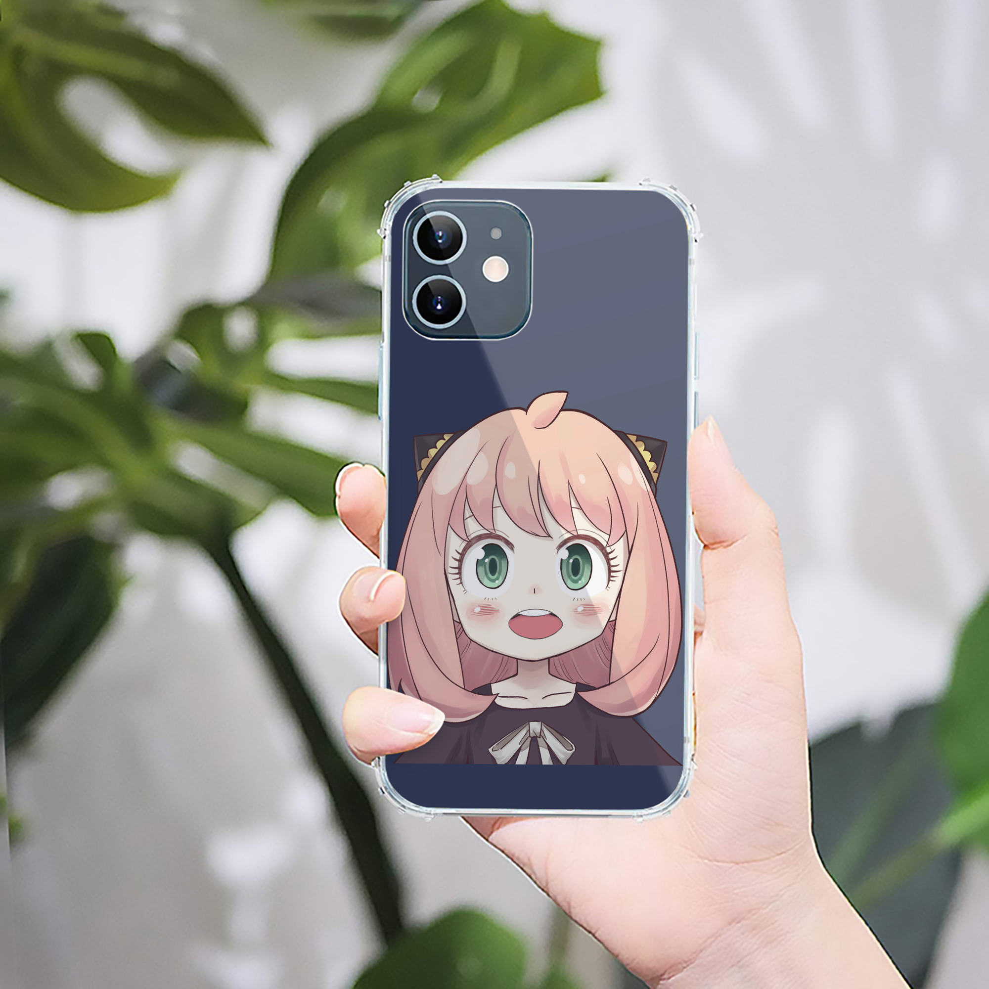 （画像用） SPY×FAMILY间谍家家酒 【iPhone 12シリーズ対応】透明スマホケース（クリアソフトケース）